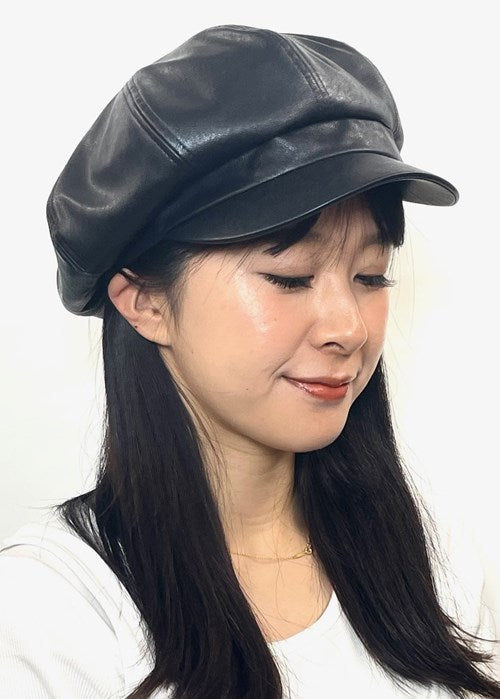 FK LEATHER CASQUETTE