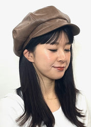 FK LEATHER CASQUETTE