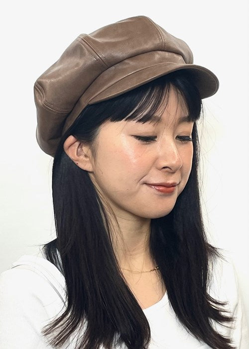 FK LEATHER CASQUETTE