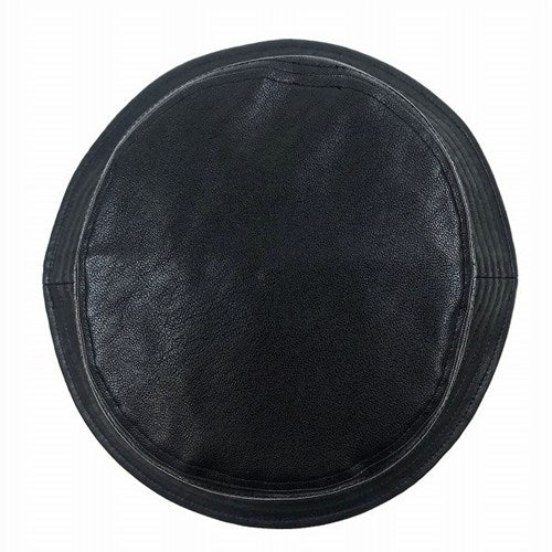 FK LEATHER BK HAT