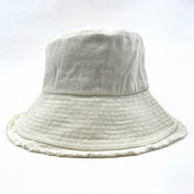 DENIM FRINGE BK HAT