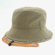 REVERSIBLE FRINGE HAT