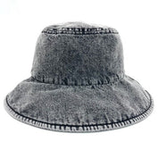 80's LONG BRIM BK HAT
