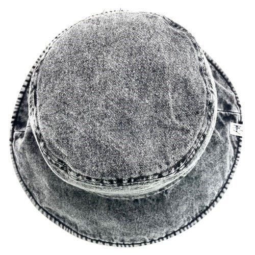 80's LONG BRIM BK HAT