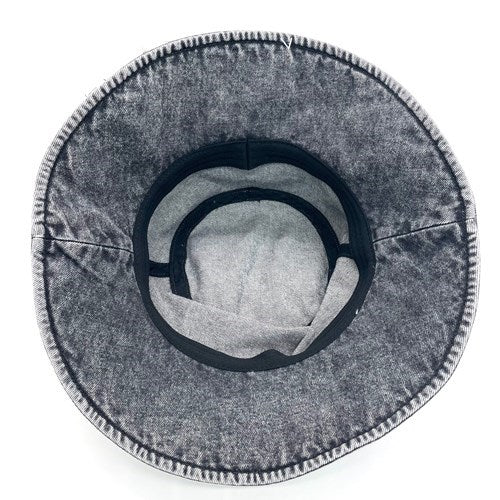 80's LONG BRIM BK HAT