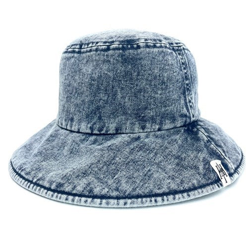 80's LONG BRIM BK HAT