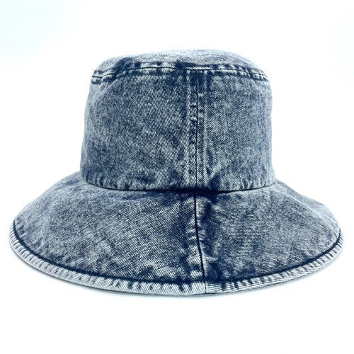 80's LONG BRIM BK HAT