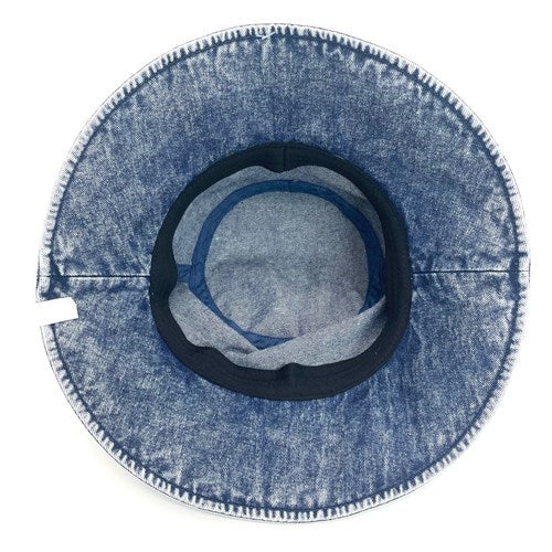 80's LONG BRIM BK HAT
