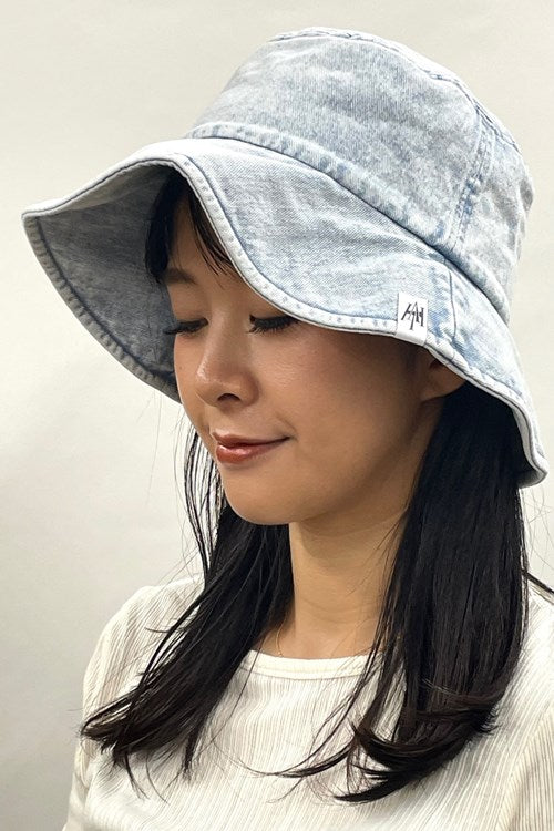 80's LONG BRIM BK HAT