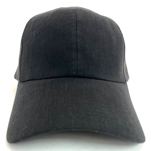 LONG VISOR LINEN CAP