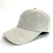 LONG VISOR LINEN CAP